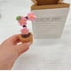 thumbnail image 3 of Maceta decorativa de lana tejida a mano con forma de rosa, ideal para el salpicadero del coche, el hogar, la oficina o como elemento decorativo sobre una mesa., 3 of 4