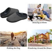 LORDFON Memory Foam Mens Slippers Slip-On House Slippers