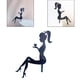 thumbnail image 4 of Adorno de torta Macarena Tacones altos Chica Dama Corazon negro, 4 of 7