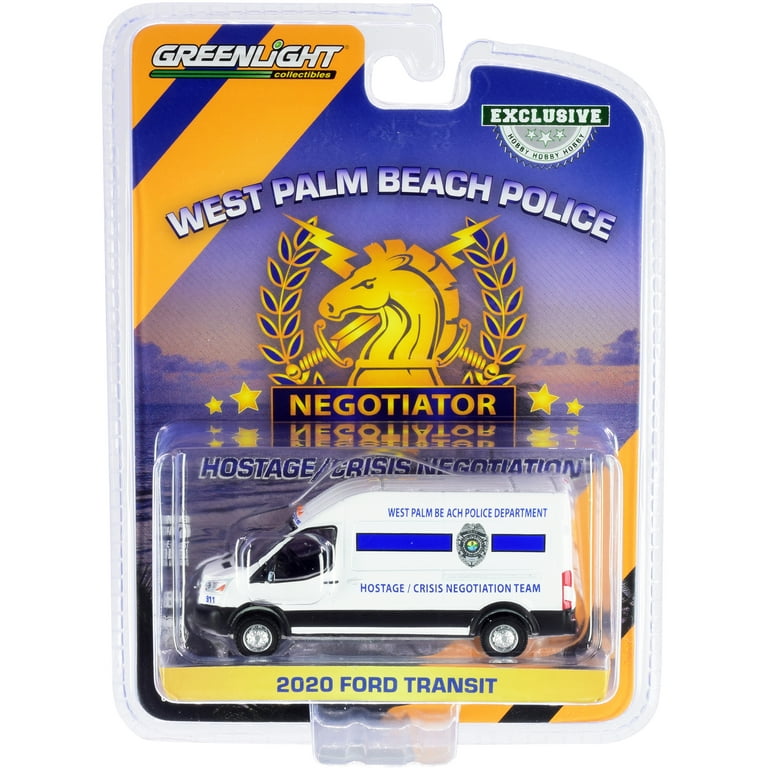 Diecast 2020 Ford Transit Van White Hostage / Crisis Negotiation