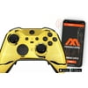 Chrome Gold SMART Xbox One ELITE 2 Series Custom Rapid Fire Modded Controller. FPS mods. COD Warzone