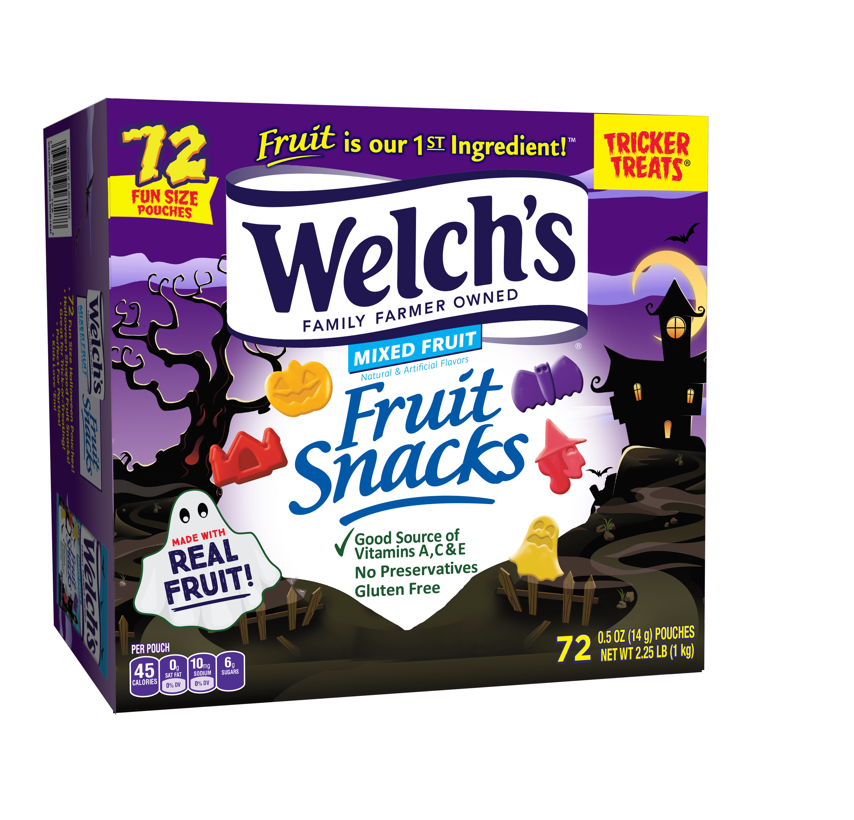 Welch's Halloween Fruit Snacks, Mixed Fruit, 72 ct, 0.5 oz Walmart
