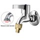 thumbnail image 5 of Conector de grifo de manguera de jardín de latón Adaptador rápido de manguera Accesorios para reemplazos 4 puntos, 5 of 9