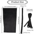 thumbnail image 3 of Wedding Dress Zipper Replacement Adjustable Gown Corset Kit Zipper Extender Fit Satin Corset Kit Loop, 3 of 7