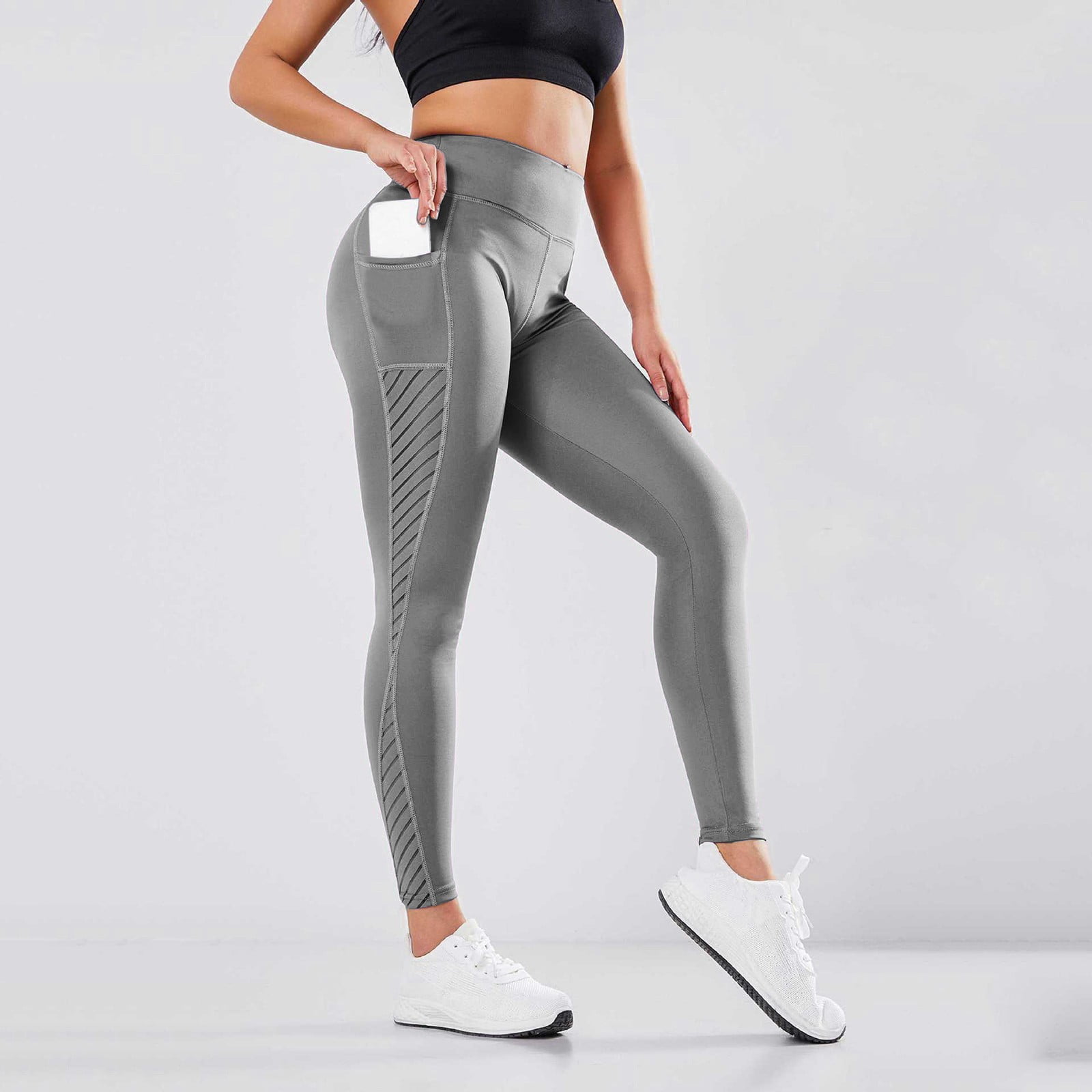 GYUJNB Compression Yoga Pants for Women - Thick High Waist Yoga Pants with Pockets  Workout Running Yoga Leggings for Women - Walmart.com