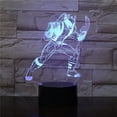 thumbnail image 1 of Luz nocturna LED Wolverines 3D que cambia de color para niños, 1 of 4