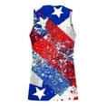 thumbnail image 7 of GaThRRgYP Men's Independence Day Printed Vests Sleeveless Round Neck T-shirt Tank Tops Red SMen's Sleeveless Tank Top,Mens Tops Slim Fit, 7 of 7