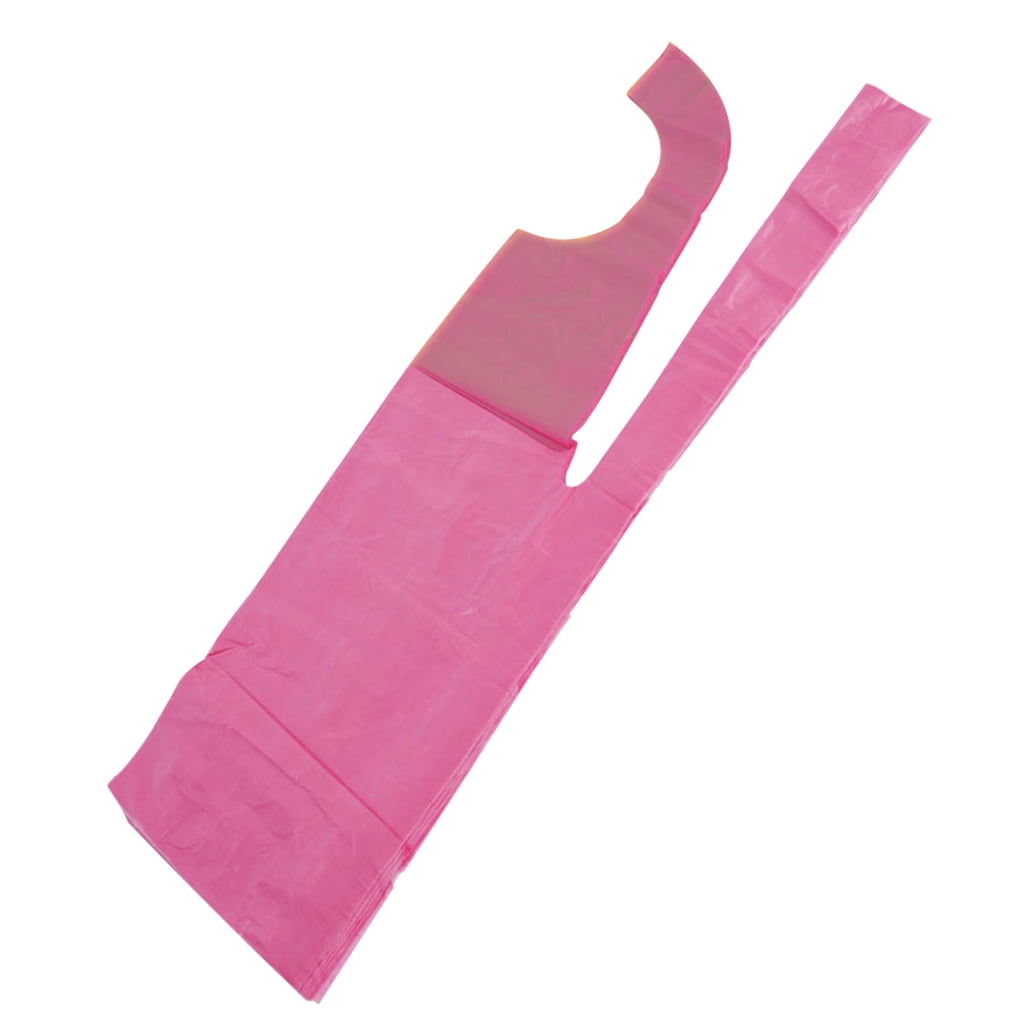 UPKOCH 100pcs Waterproof Apron Dishwashing Oil Proof PE for Adults Cooking Supplies