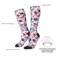 thumbnail image 4 of Honeii blue record rock Skull Print Long Socks,Novelty Design Socks Gift for Men and Women,Crew Socks,Calf Socks, 4 of 6