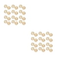 thumbnail image 3 of Toystoory 50 piezas botón elegante reemplazo decorativo suéter chaqueta costura tejido sujetador Snap Color Natural Color natural 2Conjunto, 3 of 6
