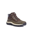 thumbnail image 2 of KINGSHOW Mens M0705 Water Resistance Leather Rubber Sole Winter Snow Boots Brown / 10.5 D(M) US, 2 of 7