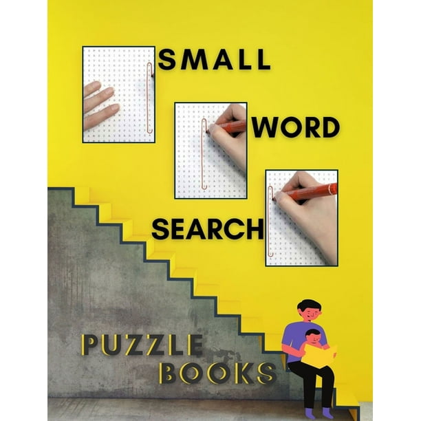 Small Word Search Puzzle Books : Brain Games For Clever Kids Book Brain Booster Activity Book, Cognitive Improvement Workbook First Grade Brain ...