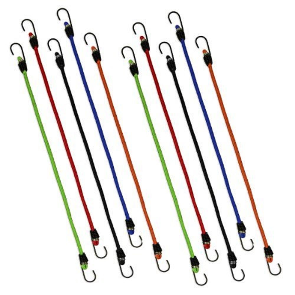 ProTool 10Piece Virgin Rubber 12 Mini Bungee Cords