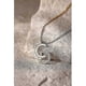 thumbnail image 3 of 2025 CD Necklace, Women's Interlocking Circle Collar Chain, Gold Plated Stainless Steel Zircon, Fashion Versatile, 3 of 5