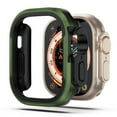 thumbnail image 2 of BRADCET Metal Case for Apple Watch Ultra 49mm 45mm 41mm 44mm 40mm for Women Men, Accessories Shockproof Protector TPU Bumper Tempered Cover for iwatch Series Ultra 8 7 SE 6 5 4, 2 of 14