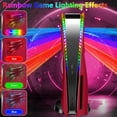 thumbnail image 2 of Console Plate with Vent and RGB LED Light Stripfor PS5 , Accessories 400+ Effects LED Light Ring Console Cover for PS 5, Side Plate for PS5 Hard Shockproof Anti-Scratch Shell, 2 of 7