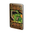 thumbnail image 1 of Geometric Apatosaurus Brontosaurus Dinosaur Aztec Mayan Style Metal Rectangle Lapel Hat Pin Tie Tack Pinback, 1 of 3