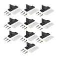 thumbnail image 2 of ZheElen 10Pcs Generic Snow Guards Easy to Use Accessories Practical for Roofing Black 100mm, 2 of 6