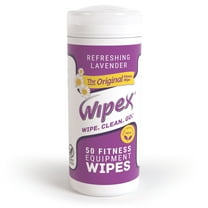 Wipex Natural Gym & Fitness Equipment Plant-Based Wipes - Yoga Mats, Peloton, Lavender