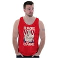 thumbnail image 3 of Street Fighter Vega Rage Cage USA Mens Big & Tall Graphic Tank Top Brisco Brands 2X, 3 of 5