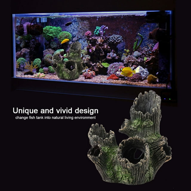 Aquarium Trunk, Aquarium Trunk Decor, Fish Ornaments Artificial Resin Tree Trunk For Aquarium Fish