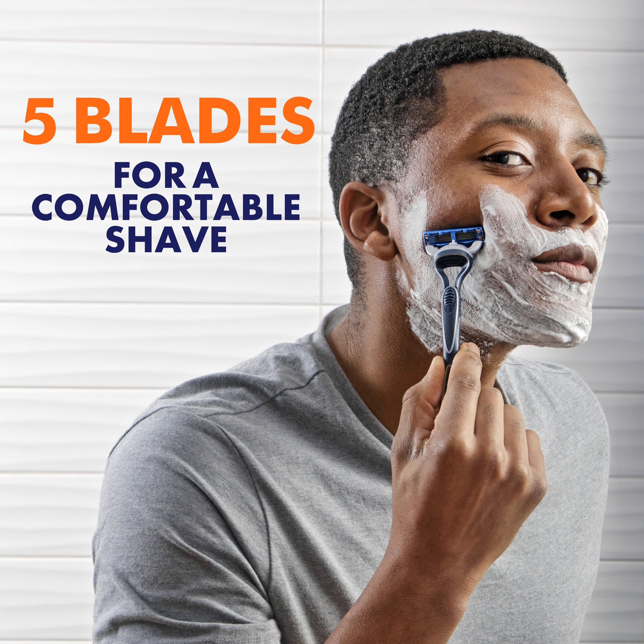 Gillette Sensor5 Men's Disposable Razors, 4 Count