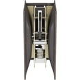 thumbnail image 2 of SHIQI-Richelieu Hardware 1701ANPSBC Onward Pocket Door Pull, Privacy Lock, 3 1/4 in (82 mm), Rectangular, Antique Nickel, 2 of 4