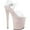 Off-White, variant on Women's Pleaser Flamingo-808LG Glitter Ankle Strap Sandal