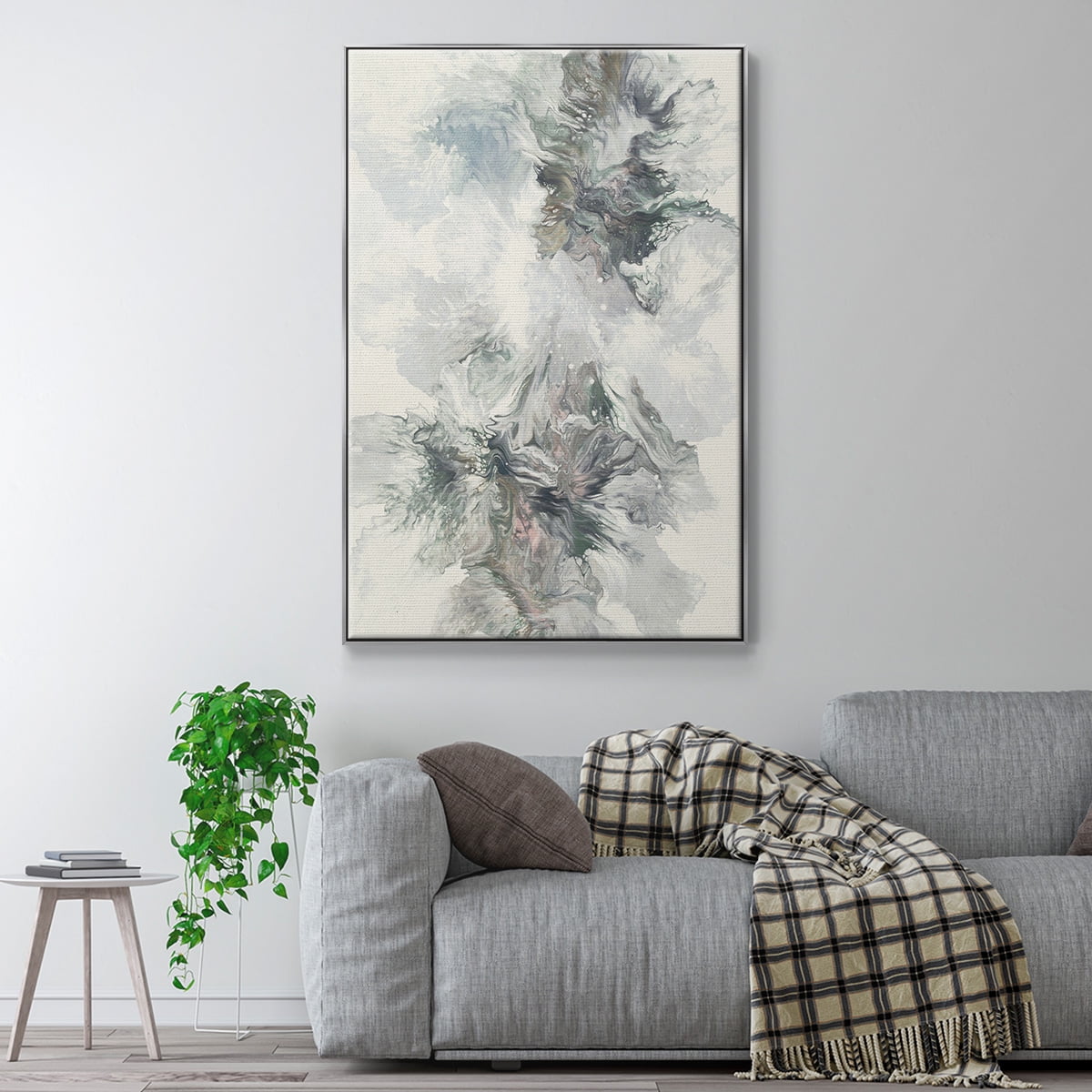 Dancing With Passion Framed Premium Gallery Wrapped Canvas - Ready to Hang - 27 x 41 - Silver Floating Frame