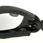 Bobster Night Hawk Unisex-Adult Street Motorcycle Goggles - Gloss Black/Smoke/One Size