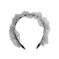 thumbnail image 4 of Unique Bargains 1 Pc Elegant Ruffled Headbands for Women Gray, 4 of 6