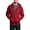 Cranberry, variant on Men's Heavyweight Zip-Up Hoodie Sweatshirt, Sizes Up to 2X