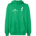 thumbnail image 2 of OXI Hoodie Sweatshirt - Stop You're Under a Rest, Basic Casual Hoodie for Men's and Women Fleece Hoodie Long Sleeve - Irish Green 2X-Large, 2 of 3