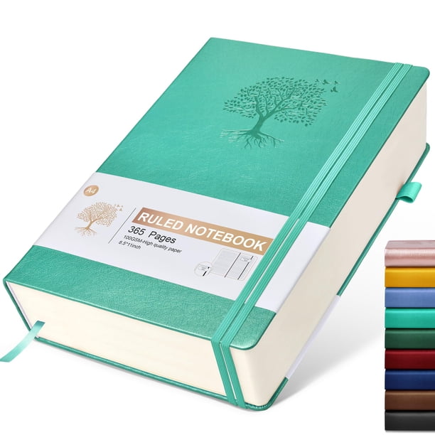 Cuaderno con Líneas Ansopu de 365 Páginas Tamaño A4 con Tapa Dura