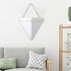 thumbnail image 3 of Macetero de pared Hangerspace Holder Cerámica Moderna Contenedores Maceta Cactus Mediano Blanco L, 3 of 8