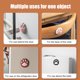thumbnail image 4 of Tope de puerta autoadhesivo con diseño de pata de gato 3D, protector de pared para manija de puerta, protector de pared, almohadilla silenciadora anticolisión, adhesivo amortiguador, 4 of 8