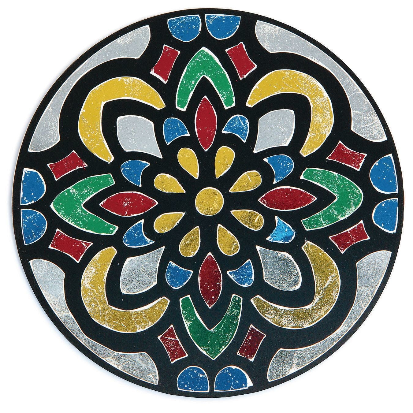 Foil Leaf Velvet Mandala Craft Kit Pk24