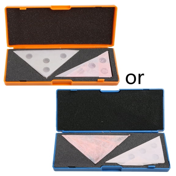 ROCKROK Angle Block 2 Pcs/ Set 30-60-90 45-45-90  /- 20 Seconds Machinist Tool Durable