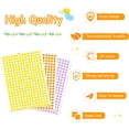 thumbnail image 6 of 40 Sheets Round Dot Stickers(11200 Dots) 8mm Small Round Stickers Sticky Marking Labels Self Adhesive Round Sticky Marking Labels 20 Different Color Coding Labels for Mark, 6 of 7