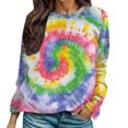 thumbnail image 1 of Gibobby Sudadera de mujer Sudadera suelta para mujer cuello redondo para otoño e invierno(Rosa,M), 1 of 5