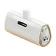 thumbnail image 1 of Monstrate Banco portátil del poder de los mini indicadores LED elegantes del banco del poder de la batería auxiliar de la protección contra Teléfono y Comunicación blanco adaptador, 1 of 6