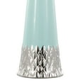 thumbnail image 4 of Penelope 22" Contemporary Ceramic Table Lamp with Tiffany Blue & Silver Ceramic Body and White Shade by LumiSource, 4 of 4
