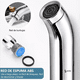 thumbnail image 3 of Grifo Monomando Mezclador Fregador Llave Alta Plata, 3 of 5
