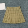 thumbnail image 2 of Plaid Skirts for Women Spring Fall Casual Pleated Skirt A Line Mini Tartan Skirt Party Dance Relaxed Fit Green XXL, 2 of 8