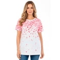 thumbnail image 2 of Roaman's Women's Plus Size Cotton Ultimate Crewneck Tee, 2 of 6
