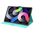 thumbnail image 2 of SaniMore Case for iPad 10th Generation 10.9" 2022, PU Leather Case with Embossed Butterfly Shockproof TPU Back Card/Pen Holder Anti-slip Stand Full Protective Fashion Wallet Case for iPad 2022, Green, 2 of 10