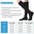 thumbnail image 6 of 2 Pairs Zipper Medical Sport Copper Compression Socks With Anti-slip Silicone for Women & Men Circulation 15-20 mmHg is Best Support for Athletic Running Cycling, Nursing, Travel, 6 of 6