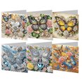 thumbnail image 1 of Tarjeta Deseos Diaria Diamantes Hecha A Mano Con 6 Piezas Mariposa para Adultos Y, 1 of 9