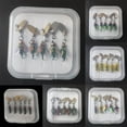 thumbnail image 3 of Beisidaer 5X Fly Hook Flies Insect Lures Bait Sequins Hook For Trout Topmouth Culter Bass, 3 of 4