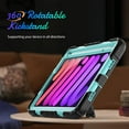 thumbnail image 3 of navor Rugged Cover Compatible with iPad Mini 6 (2021), Rotatable Kickstand Shoulder & Hand Strap Shockproof Heavy Duty Protective Case, 3 of 9